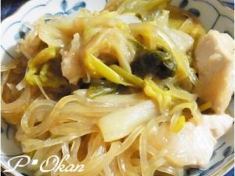 野菜たっぷり☆鶏肉のすき焼き風煮物